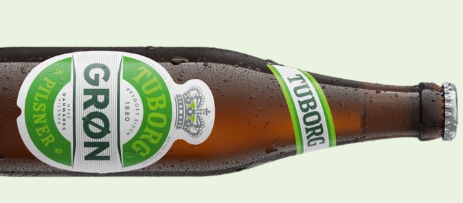 SipStory app med valg af øl og en fortælling om Grøn Tuborg